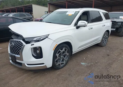 2021 Hyundai Palisade Calligraphy z USA, uszkodzony, nr VIN KM8R74HE2MU319484